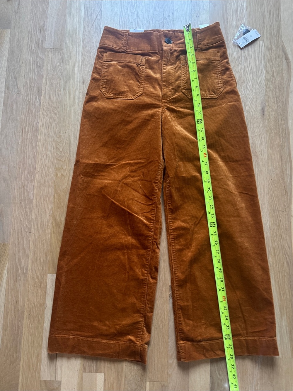 Anthropologie Maeve The Colette Cropped Wide-Leg Corduroy size 30 - Picture 10 of 10